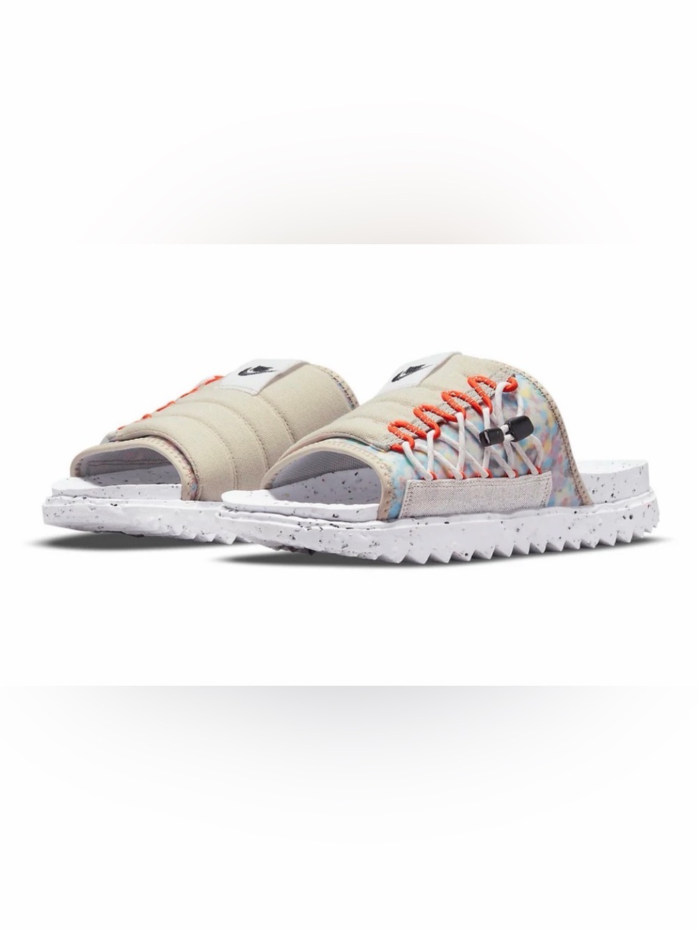 Nike Asuna Crater Cream slides